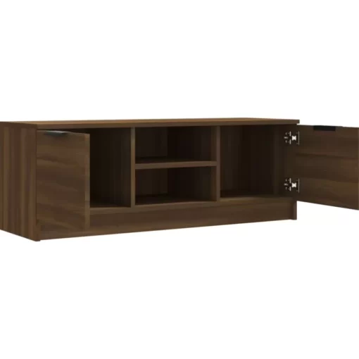 vidaXL Tv Benches & Tv Stands* Tv Stand Brown Oak 40.2"X13.8"X14.4" Engineered Wood