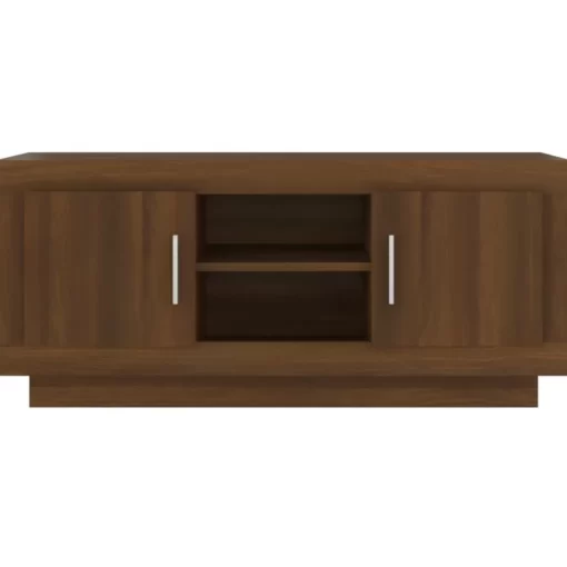 vidaXL Tv Benches & Tv Stands* Tv Stand Brown Oak 40.2"X13.8"X17.7" Engineered Wood