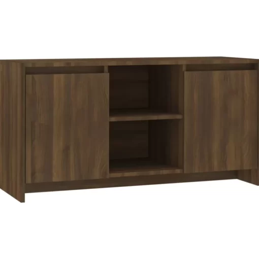 vidaXL Tv Benches & Tv Stands* Tv Stand Brown Oak 40.2"X14.8"X20.7" Engineered Wood