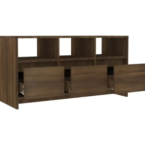 vidaXL Tv Benches & Tv Stands* Tv Stand Brown Oak 40.2"X14.8"X20.7" Engineered Wood