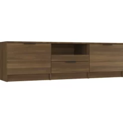 vidaXL Tv Benches & Tv Stands* Tv Stand Brown Oak 55.1"X13.8"X15.7" Engineered Wood