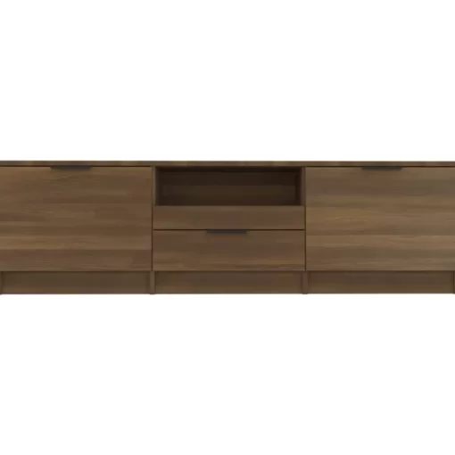 vidaXL Tv Benches & Tv Stands* Tv Stand Brown Oak 55.1"X13.8"X15.7" Engineered Wood