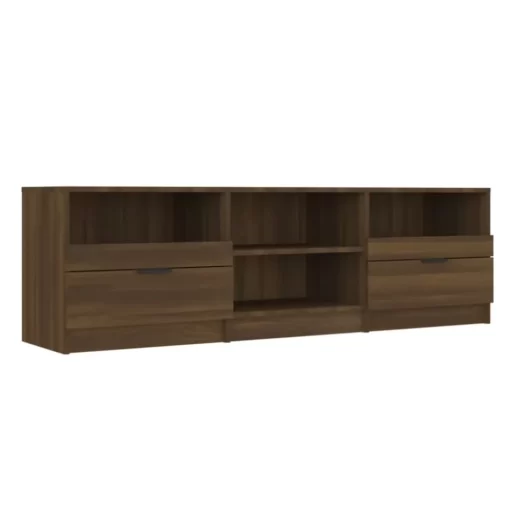 vidaXL Tv Benches & Tv Stands* Tv Stand Brown Oak 59.1"X13.2"X17.7" Engineered Wood