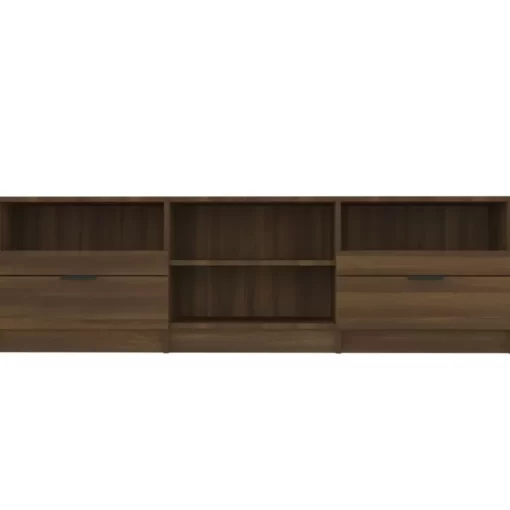 vidaXL Tv Benches & Tv Stands* Tv Stand Brown Oak 59.1"X13.2"X17.7" Engineered Wood