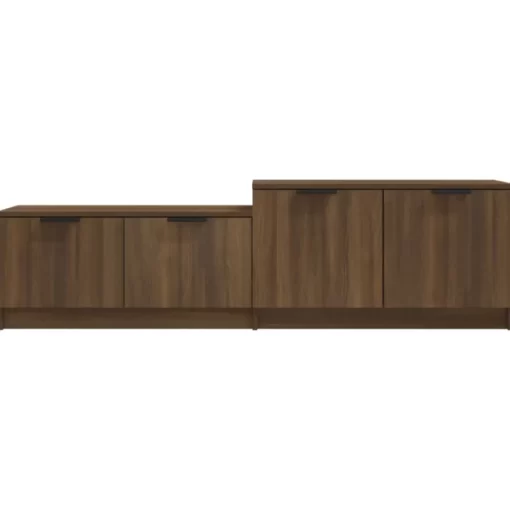 vidaXL Tv Benches & Tv Stands* Tv Stand Brown Oak 62.4"X14.2"X17.7" Engineered Wood