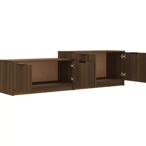 vidaXL Tv Benches & Tv Stands* Tv Stand Brown Oak 62.4"X14.2"X17.7" Engineered Wood