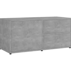 vidaXL Tv Benches & Tv Stands* Tv Stand Concrete Gray 31.5"X13.4"X14.2" Engineered Wood