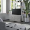 vidaXL Tv Benches & Tv Stands* Tv Stand Concrete Gray 31.5