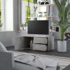 vidaXL Tv Benches & Tv Stands* Tv Stand Concrete Gray 31.5