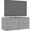 vidaXL Tv Benches & Tv Stands* Tv Stand Concrete Gray 31.5