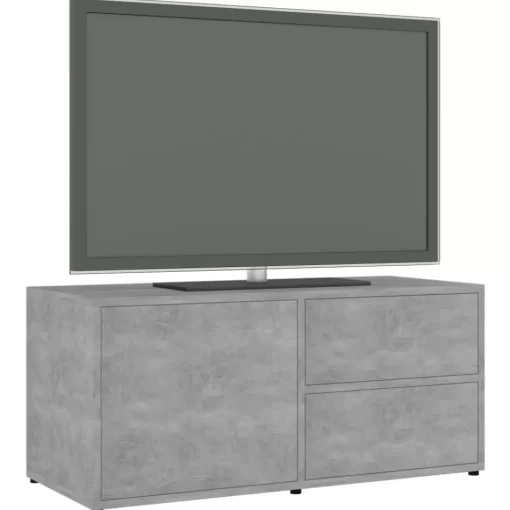 vidaXL Tv Benches & Tv Stands* Tv Stand Concrete Gray 31.5"X13.4"X14.2" Engineered Wood