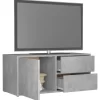 vidaXL Tv Benches & Tv Stands* Tv Stand Concrete Gray 31.5