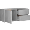 vidaXL Tv Benches & Tv Stands* Tv Stand Concrete Gray 31.5