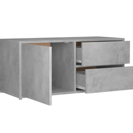 vidaXL Tv Benches & Tv Stands* Tv Stand Concrete Gray 31.5"X13.4"X14.2" Engineered Wood