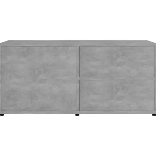 vidaXL Tv Benches & Tv Stands* Tv Stand Concrete Gray 31.5"X13.4"X14.2" Engineered Wood