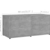 vidaXL Tv Benches & Tv Stands* Tv Stand Concrete Gray 31.5