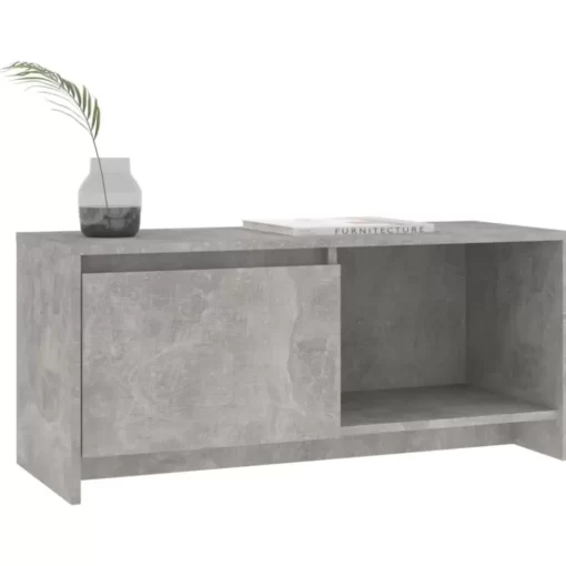 vidaXL Tv Benches & Tv Stands* Tv Stand Concrete Gray 35.4"X13.8"X15.7" Engineered Wood