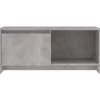 vidaXL Tv Benches & Tv Stands* Tv Stand Concrete Gray 35.4