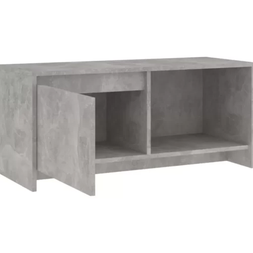 vidaXL Tv Benches & Tv Stands* Tv Stand Concrete Gray 35.4"X13.8"X15.7" Engineered Wood