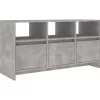 vidaXL Tv Benches & Tv Stands* Tv Stand Concrete Gray 40.2