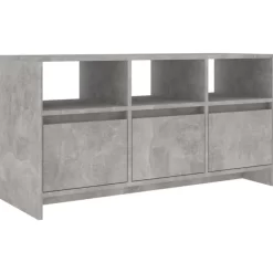 vidaXL Tv Benches & Tv Stands* Tv Stand Concrete Gray 40.2"X14.8"X20.7" Engineered Wood