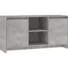 vidaXL Tv Benches & Tv Stands* Tv Stand Concrete Gray 40.2