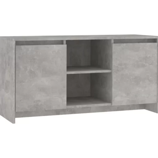 vidaXL Tv Benches & Tv Stands* Tv Stand Concrete Gray 40.2"X14.8"X20.7" Engineered Wood