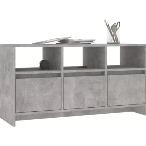 vidaXL Tv Benches & Tv Stands* Tv Stand Concrete Gray 40.2"X14.8"X20.7" Engineered Wood