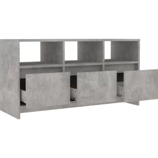 vidaXL Tv Benches & Tv Stands* Tv Stand Concrete Gray 40.2"X14.8"X20.7" Engineered Wood