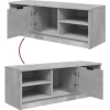 vidaXL Tv Benches & Tv Stands* Tv Stand Concrete Gray 40.2