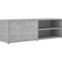 vidaXL Tv Benches & Tv Stands* Tv Stand Concrete Gray 47.2"X13.4"X14.6" Engineered Wood