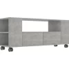 vidaXL Tv Benches & Tv Stands* Tv Stand Concrete Gray 47.2