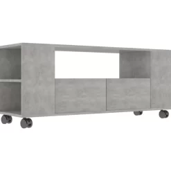 vidaXL Tv Benches & Tv Stands* Tv Stand Concrete Gray 47.2"X13.8"X18.9" Engineered Wood