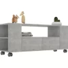 vidaXL Tv Benches & Tv Stands* Tv Stand Concrete Gray 47.2