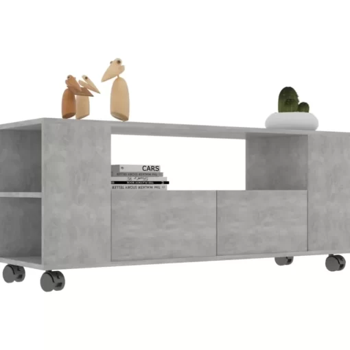 vidaXL Tv Benches & Tv Stands* Tv Stand Concrete Gray 47.2"X13.8"X18.9" Engineered Wood