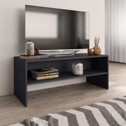 vidaXL Tv Benches & Tv Stands* Tv Stand Gray 39.4"X15.7"X15.7" Engineered Wood