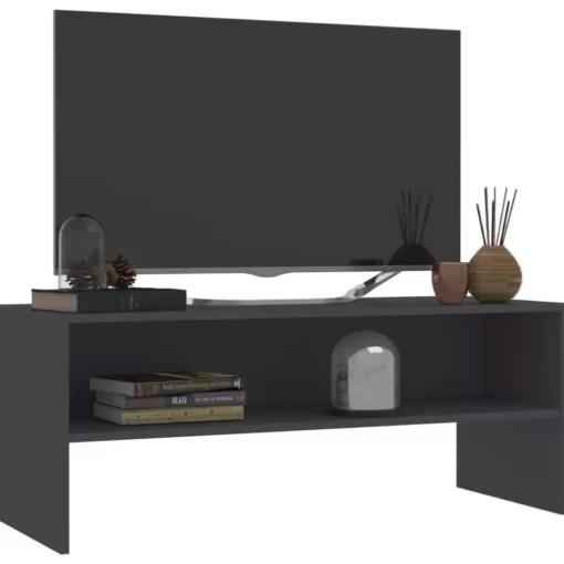 vidaXL Tv Benches & Tv Stands* Tv Stand Gray 39.4"X15.7"X15.7" Engineered Wood