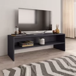 vidaXL Tv Benches & Tv Stands* Tv Stand Gray 47.2"X15.7"X15.7" Engineered Wood