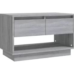 vidaXL Tv Benches & Tv Stands* Tv Stand Gray Sonoma 27.6"X16.1"X17.3" Engineered Wood