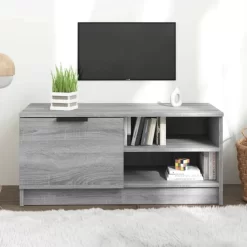 vidaXL Tv Benches & Tv Stands* Tv Stand Gray Sonoma 31.5"X13.8"X14.4" Engineered Wood