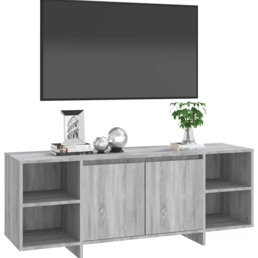 vidaXL Tv Benches & Tv Stands* Tv Stand Gray Sonoma 51.2"X13.8"X19.7" Engineered Wood