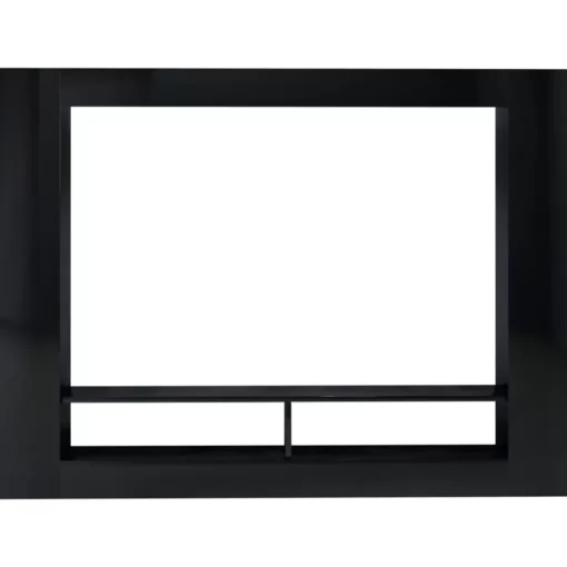 vidaXL Tv Benches & Tv Stands* Tv Stand High Gloss Black 59.8"X8.7"X44.5" Engineered Wood