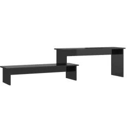 vidaXL Tv Benches & Tv Stands* Tv Stand High Gloss Black 70.9"X11.8"X16.9" Engineered Wood