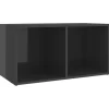 vidaXL Tv Benches & Tv Stands* Tv Stand High Gloss Gray 28.3