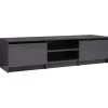 vidaXL Tv Benches & Tv Stands* Tv Stand High Gloss Gray 55.1