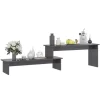 vidaXL Tv Benches & Tv Stands* Tv Stand High Gloss Gray 70.9