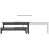 vidaXL Tv Benches & Tv Stands* Tv Stand High Gloss Gray 70.9