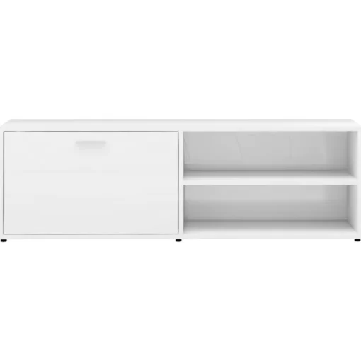 vidaXL Tv Benches & Tv Stands* Tv Stand High Gloss White 47.2"X13.4"X14.6" Engineered Wood