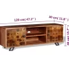 vidaXL Tv Benches & Tv Stands* Tv Stand Solid Wood Sheesham 47.2