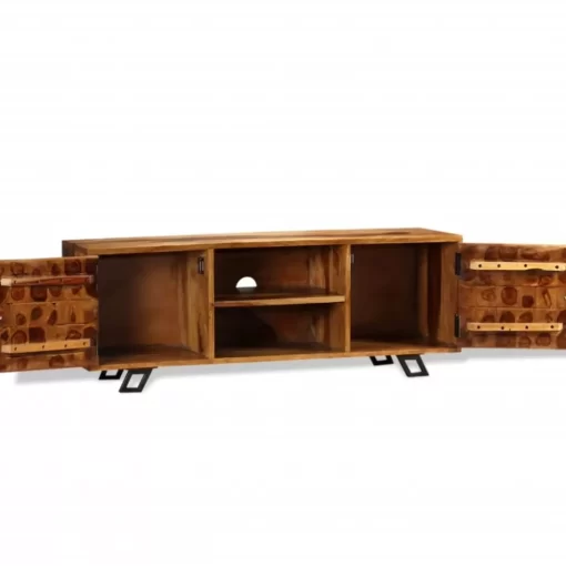 vidaXL Tv Benches & Tv Stands* Tv Stand Solid Wood Sheesham 47.2"X11.8"X15.7"